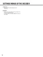 Preview for 78 page of Panasonic WJGXD900 - MPEG2 DECODER Operating Instructions Manual