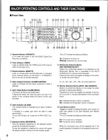 Preview for 6 page of Panasonic WJHD500 - DIGITAL DISC RECORDE Operating Instructions Manual