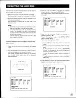 Preview for 25 page of Panasonic WJHD500 - DIGITAL DISC RECORDE Operating Instructions Manual