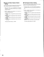 Preview for 61 page of Panasonic WJHD500 - DIGITAL DISC RECORDE Operating Instructions Manual