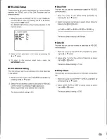 Preview for 64 page of Panasonic WJHD500 - DIGITAL DISC RECORDE Operating Instructions Manual