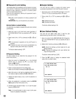 Preview for 67 page of Panasonic WJHD500 - DIGITAL DISC RECORDE Operating Instructions Manual