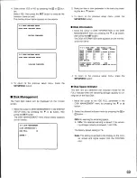 Preview for 68 page of Panasonic WJHD500 - DIGITAL DISC RECORDE Operating Instructions Manual