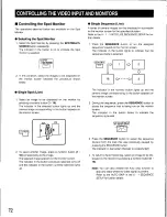 Preview for 71 page of Panasonic WJHD500 - DIGITAL DISC RECORDE Operating Instructions Manual