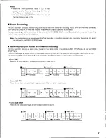 Preview for 80 page of Panasonic WJHD500 - DIGITAL DISC RECORDE Operating Instructions Manual