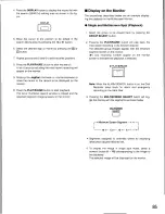 Preview for 84 page of Panasonic WJHD500 - DIGITAL DISC RECORDE Operating Instructions Manual