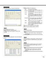 Preview for 79 page of Panasonic WJRT416 - 16CH DIGITAL RECORDER Network Operating Instructions