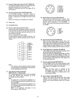 Preview for 7 page of Panasonic WJSQ508 - SEQUENTIAL SWITCHER Operating Instructions Manual