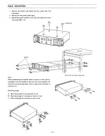 Preview for 6 page of Panasonic WP9440 - RAMSA POWER AMPS Operating Instructions Manual