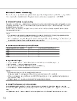 Preview for 12 page of Panasonic WV-ASC970E Operating Instructions Manual