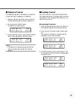 Preview for 43 page of Panasonic WV-ASC970E Operating Instructions Manual