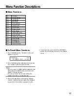 Preview for 53 page of Panasonic WV-ASC970E Operating Instructions Manual