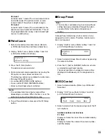 Preview for 55 page of Panasonic WV-ASC970E Operating Instructions Manual