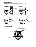 Preview for 22 page of Panasonic WV-SC384 Installation Manual