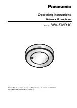 Preview for 1 page of Panasonic WV-SMR10 Operating Instructions Manual