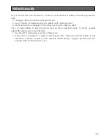 Preview for 11 page of Panasonic WV-TW370 Important Information Manual