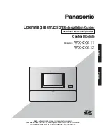 Preview for 1 page of Panasonic WX-CC411 Operating Instructions Manual