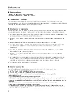 Preview for 8 page of Panasonic WX-CC411 Operating Instructions Manual