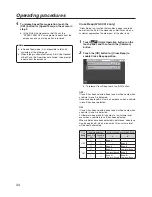 Preview for 34 page of Panasonic WX-CC411 Operating Instructions Manual