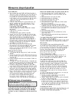 Preview for 54 page of Panasonic WX-CC411 Operating Instructions Manual