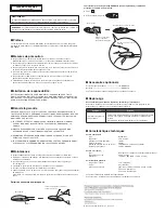 Preview for 2 page of Panasonic WX-CH427 Operating Instructions