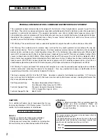 Preview for 2 page of Panasonic WX-CT2020 Operating Instructions Manual