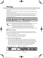 Preview for 24 page of Panasonic WX-SE200P Operating Instructions Manual