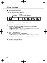 Preview for 28 page of Panasonic WX-SE200P Operating Instructions Manual