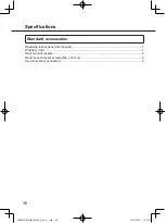 Preview for 36 page of Panasonic WX-SE200P Operating Instructions Manual