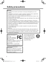 Preview for 2 page of Panasonic WX-ST200 Operating Instructions Manual