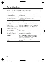 Preview for 38 page of Panasonic WX-ST200 Operating Instructions Manual