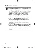 Preview for 72 page of Panasonic WX-ST200 Operating Instructions Manual