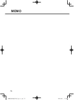 Preview for 78 page of Panasonic WX-ST200 Operating Instructions Manual