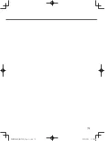 Preview for 79 page of Panasonic WX-ST200 Operating Instructions Manual