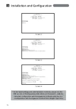 Preview for 16 page of Panasonic ZEQUO 2310 Installation Manual