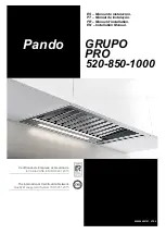 Pando GRUPO PRO Series Installation Manual preview