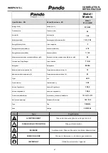 Preview for 69 page of Pando PFLX AMER 185x91 User Manual