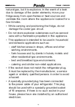 Preview for 104 page of Pando PFLX AMER 185x91 User Manual