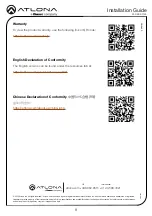 Preview for 8 page of Panduit ATLONA AT-CAP-SP100 Installation Manual