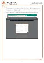 Preview for 6 page of Panduit ATLONA AT-VGW-HW-10 Installation Manual