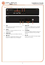 Preview for 2 page of Panduit ATLONA AT-VGW-HW-3 Installation Manual