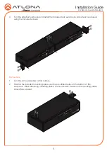 Preview for 4 page of Panduit ATLONA AT-VGW-HW-3 Installation Manual