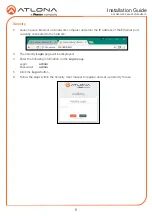 Preview for 6 page of Panduit ATLONA AT-VGW-HW-3 Installation Manual