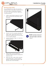 Preview for 7 page of Panduit ATLONA Omega AT-OME-MH21 Installation Manual