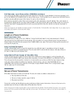 Preview for 3 page of Panduit C13CORD-B Application Manual