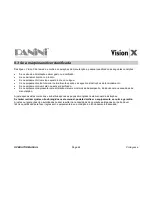 Preview for 65 page of Panini Vision X Operator'S Manual