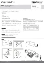 Preview for 2 page of Panlux VANA Instructions