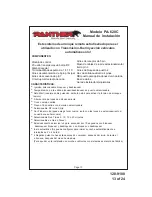 Preview for 13 page of Panther PA-620C Installation Manual