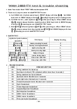 Preview for 15 page of PAOKAI ELECTONIC ENTERPRISE WMH-288B1 TV User Manual