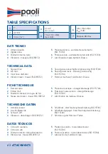 Preview for 62 page of Paoli DP 4000 30BAR Operating And Maintenance Manual